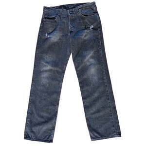 Vintage Guess Kennedy Relaxed Tapered Acid Wash Jeans - 34